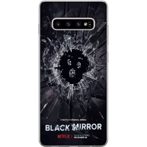 Samsung Galaxy S10+ Genomskinligt Skal Black Mirror Sci-Fi Net