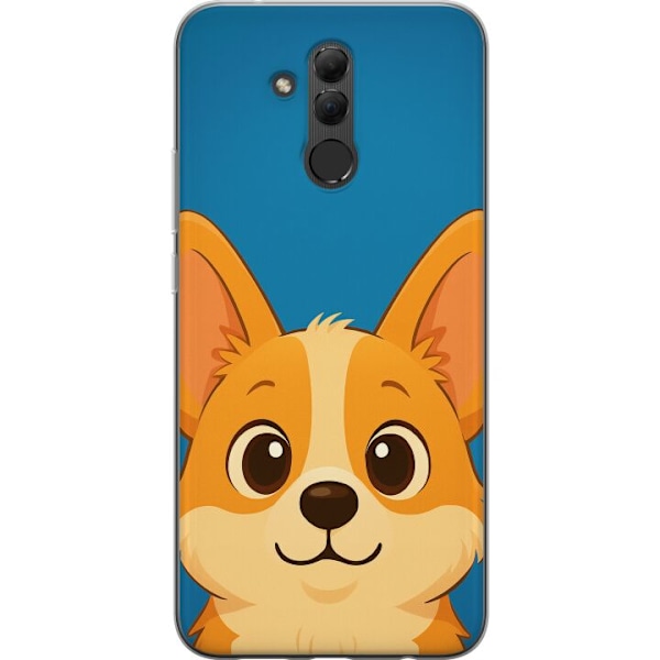 Huawei Mate 20 lite Gjennomsiktig deksel Hello Corgi