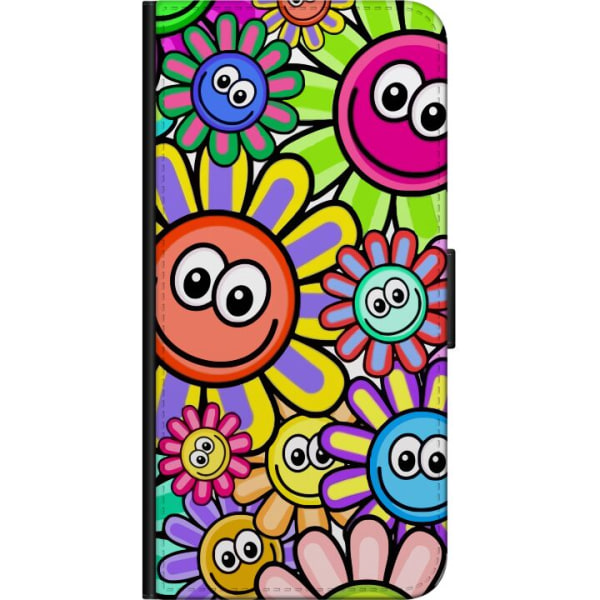 Samsung Galaxy Note20 Lompakkokotelo Iloiset kukat