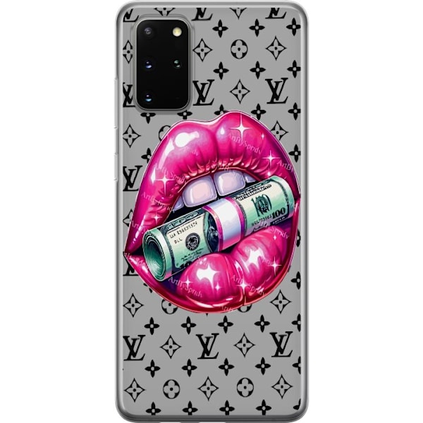 Samsung Galaxy S20+ Gennemsigtig cover LV Money Lip