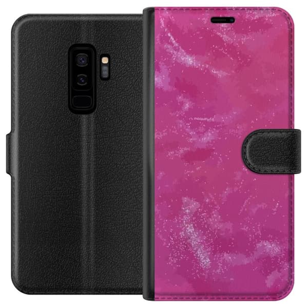 Kompatibelt Lommeboketui til Samsung Galaxy S9+ rosa