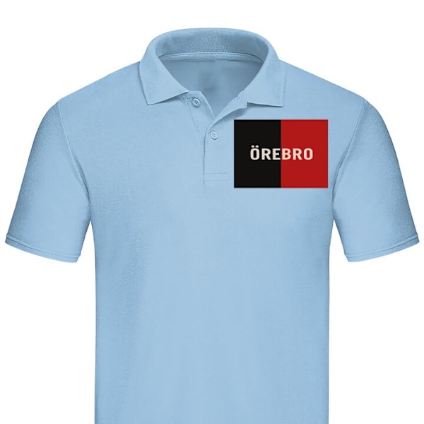 Poloshirt til Voksen | Elegant Poloshirt Örebro - Ishockey Lyseblå XX-Large