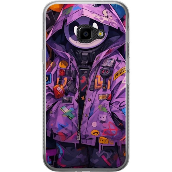 Samsung Galaxy Xcover 4 Läpinäkyvä kuori Anime