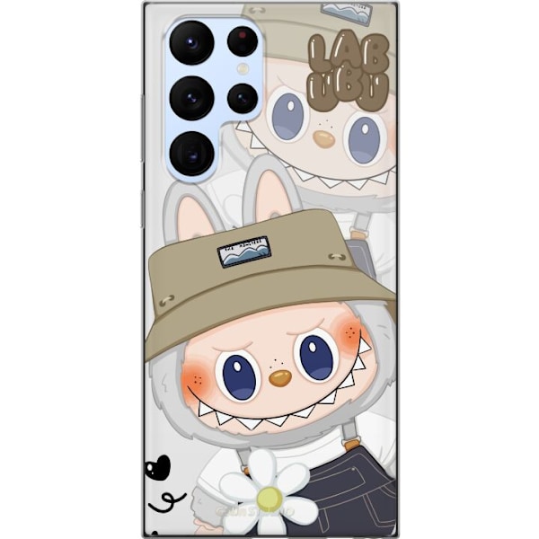 Samsung Galaxy S22 Ultra 5G Läpinäkyvä kuori Labubu Minimal