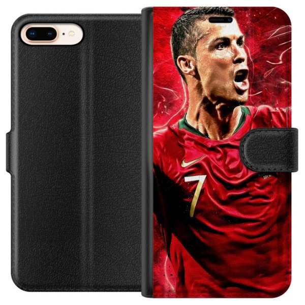 Apple iPhone 8 Plus Plånboksfodral Cristiano Ronaldo