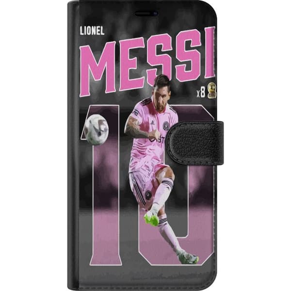 Kompatibelt Plånboksfodral till Apple iPhone 8 Plus Lionel Messi - Rosa