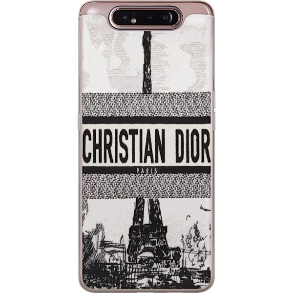 Samsung Galaxy A80 Genomskinligt Skal Christian Dior