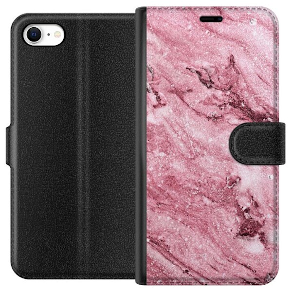 Apple iPhone 6 Tegnebogsetui Glitter Marmor