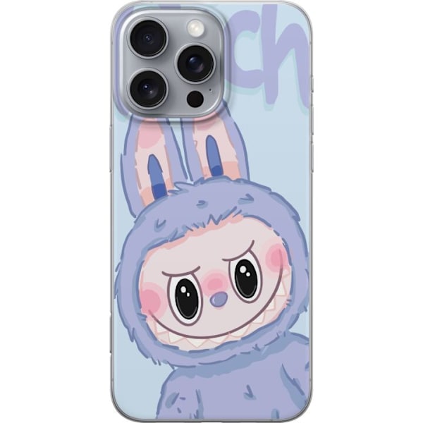 Apple iPhone 16 Pro Max Genomskinligt Skal Blue Bunny Labubu