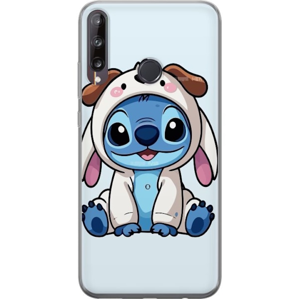 Huawei P40 lite E Läpinäkyvä kuori Stitch Koirapuku Lilo & Stitch Disney Hauska Design Sininen Avaruusolento Sarjakuva Hahmo Suosittu Lapsille Suos