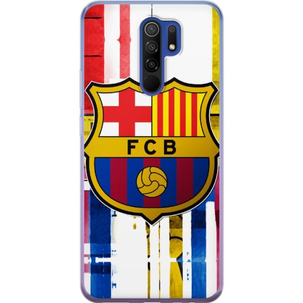 Xiaomi Redmi 9 Genomskinligt Skal FC Barcelona