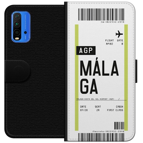 Xiaomi Redmi Note 9 4G Lommeboketui Malaga