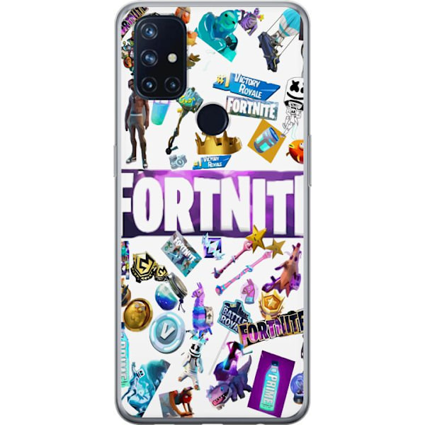 OnePlus Nord N10 5G Gjennomsiktig deksel Fortnite