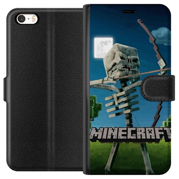 Apple iPhone 5 Tegnebogsetui A Minecraft Movie