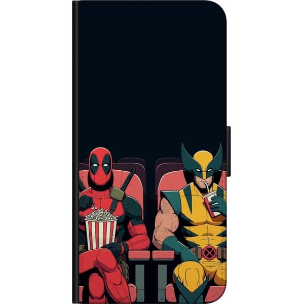 Kompatibelt Lommeboketui til Samsung Galaxy A20s Deadpool & Wolverine