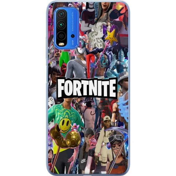 Xiaomi Redmi Note 9 4G Genomskinligt Skal Fortnite