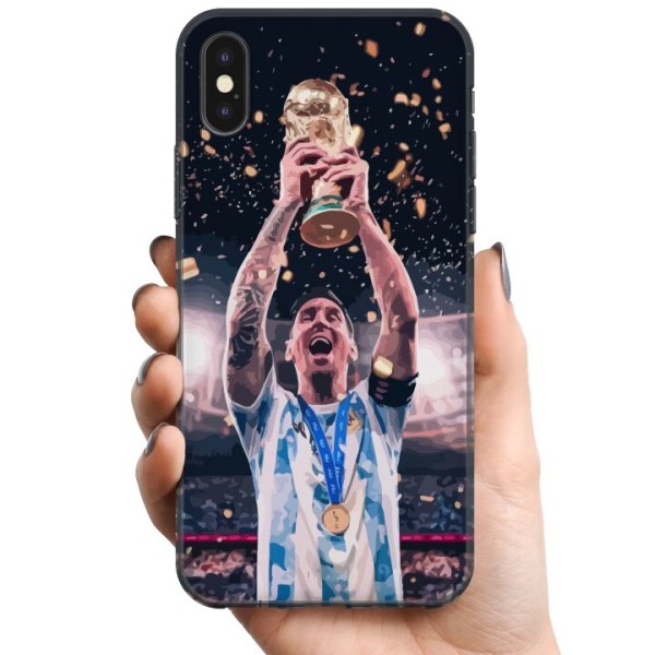 Apple iPhone XS Max TPU Mobilcover Messi