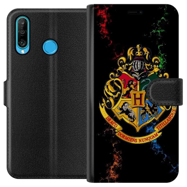 Kompatibel Tegnebogsetui til Huawei P30 lite Harry Potter