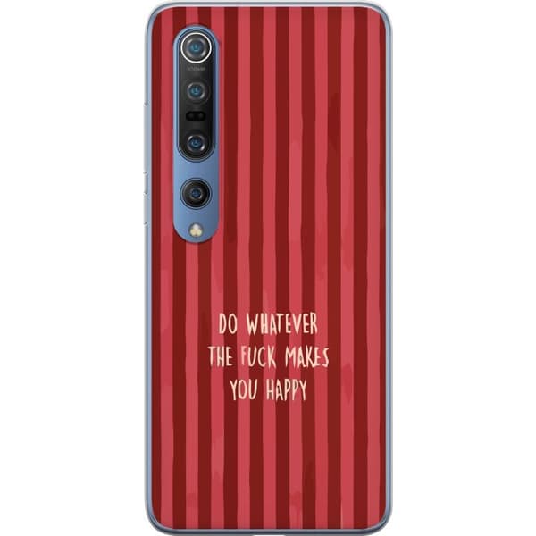 Kompatibelt Mobildeksel til Xiaomi Mi 10 Pro 5G Gör det som gör dig glad rød