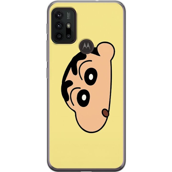 Motorola Moto G30 Läpinäkyvä kuori Peeking Shinchan