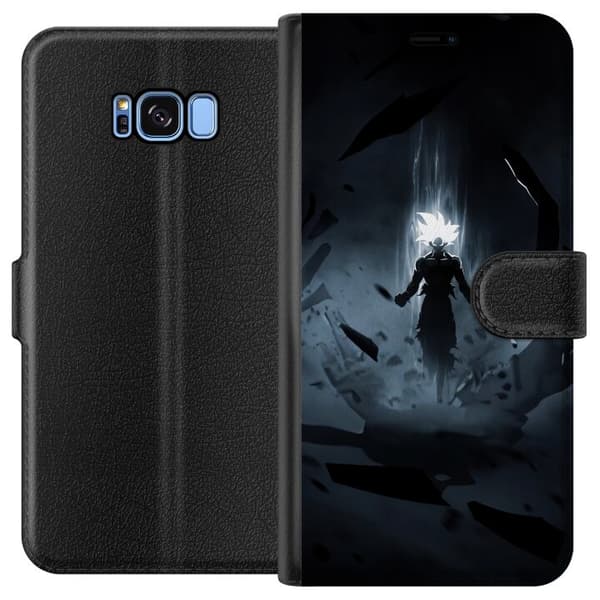 Kompatibelt Plånboksfodral till Samsung Galaxy S8 Shadow Warrior svart