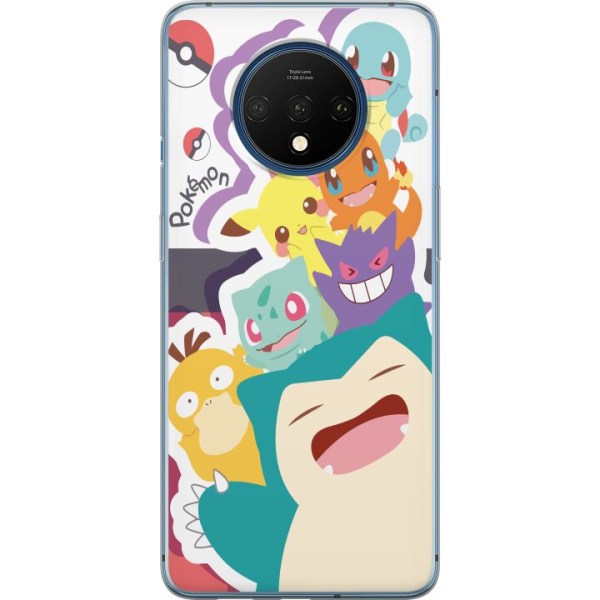 OnePlus 7T Läpinäkyvä kuori Pokemon