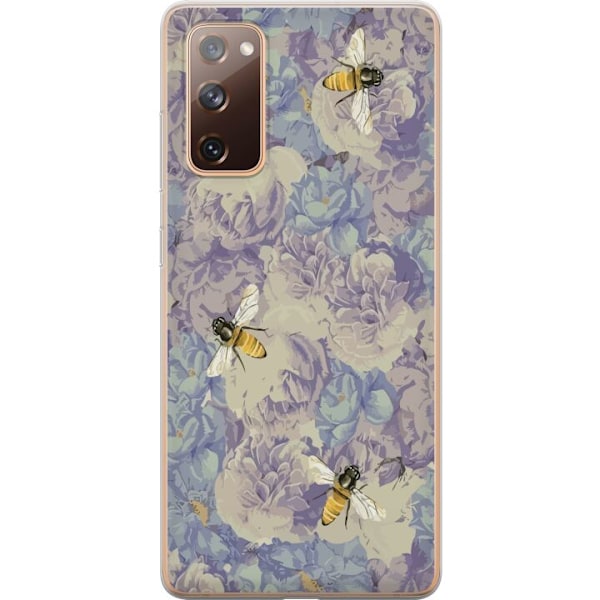 Samsung Galaxy S20 FE Genomskinligt Skal Bin Blommor
