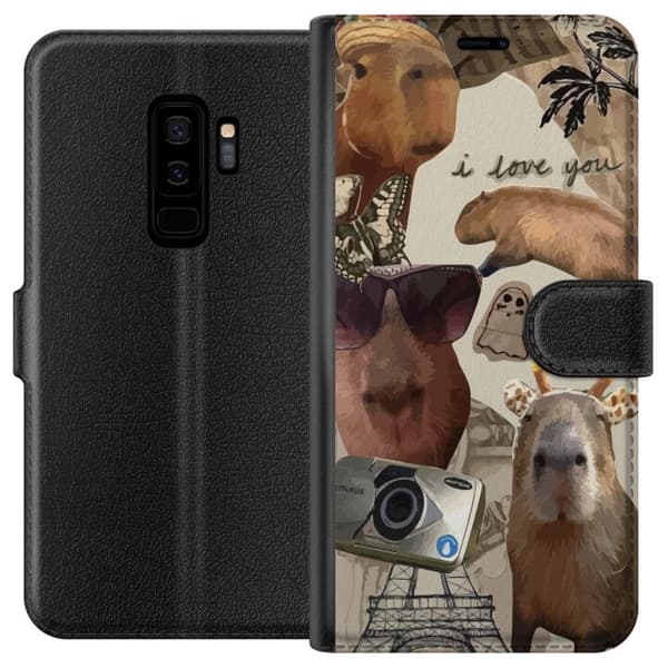 Kompatibel Tegnebogsetui til Samsung Galaxy S9+ Capybara