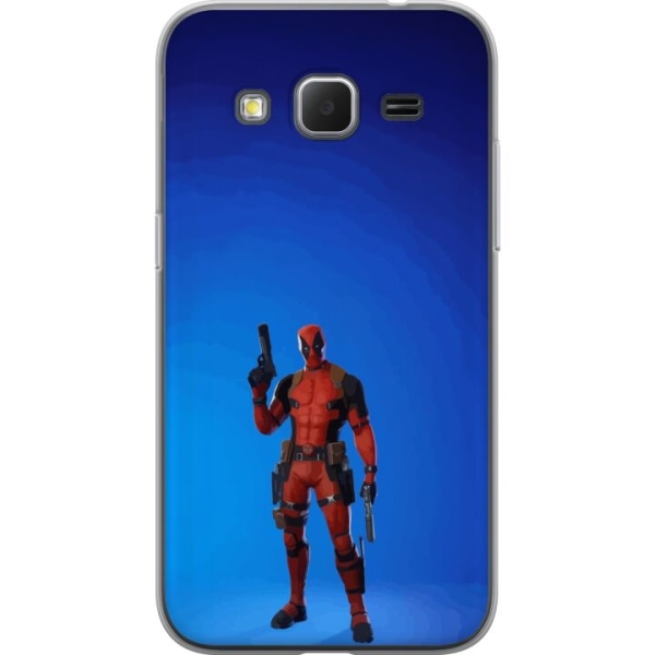 Samsung Galaxy Core Prime Gennemsigtig cover Fortnite - Spider