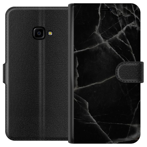 Samsung Galaxy Xcover 4 Plånboksfodral Svart marmor