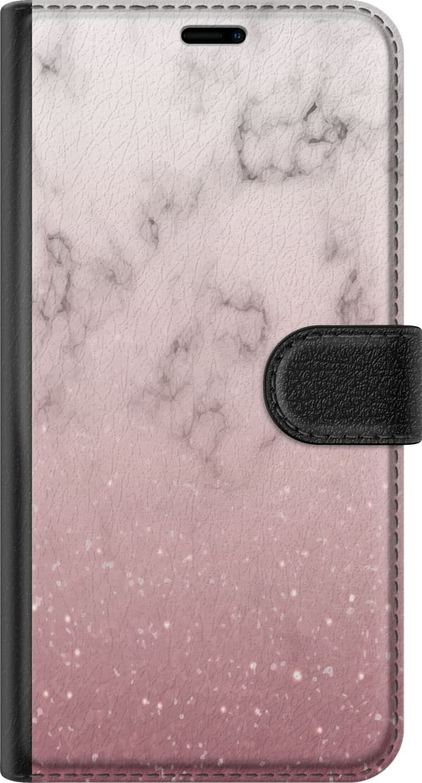 Kompatibel Tegnebogsetui til Samsung Galaxy A52s 5G Glitter og marmor