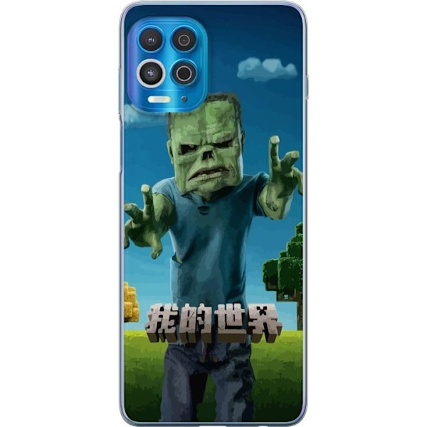 Motorola Edge S Läpinäkyvä kuori A Minecraft Movie