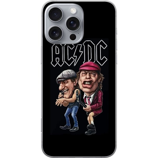 Apple iPhone 16 Pro Max Läpinäkyvä kuori AC/DC