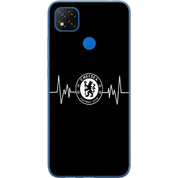 Xiaomi Redmi 9C NFC Genomskinligt Skal Chelsea F.C.