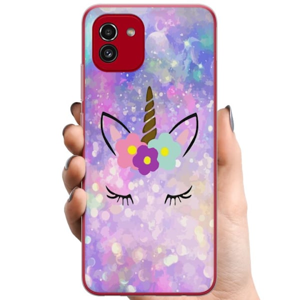 Samsung Galaxy A03 TPU Mobilskal Enhörning