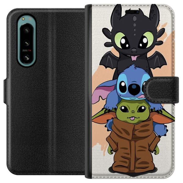 Kompatibelt Lommeboketui til Sony Xperia 5 IV Lilo og Stitch