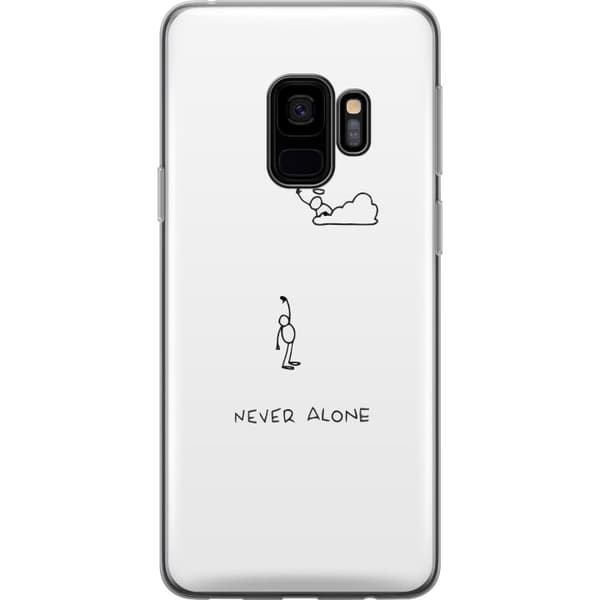 Kompatibelt Mobilskal till Samsung Galaxy S9 Aldrig Ensam