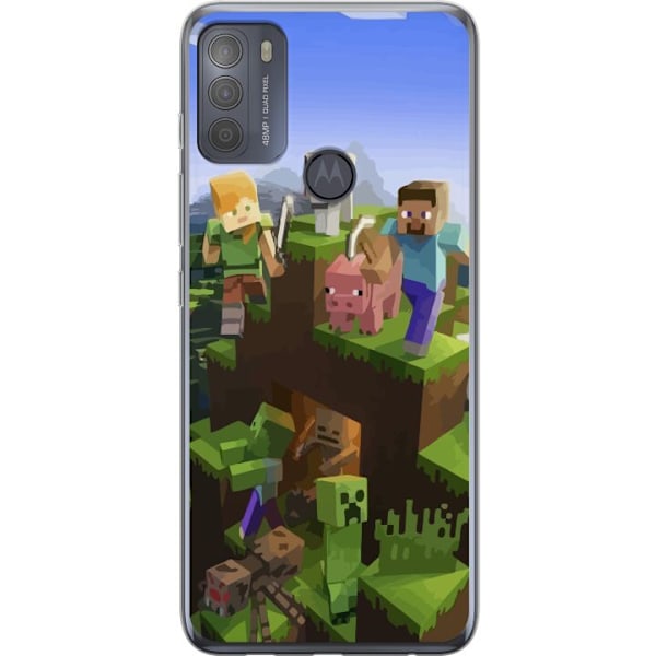 Motorola Moto G50 Deksel / Mobildeksel - MineCraft