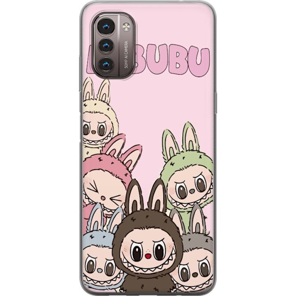 Nokia G21 Läpinäkyvä kuori Labubu Classics