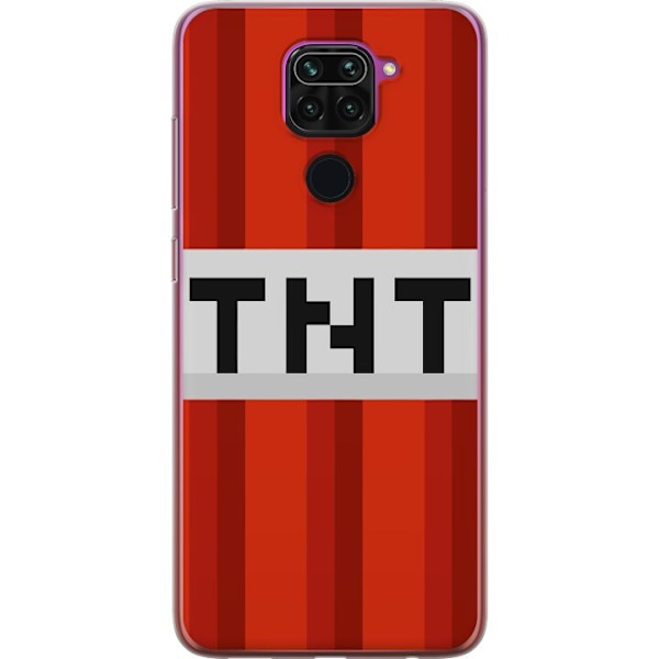 Xiaomi Redmi Note 9 Läpinäkyvä kuori Minecraft TNT
