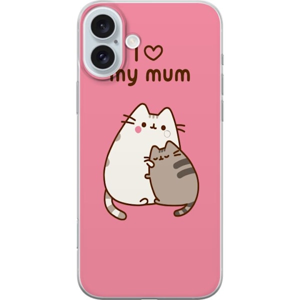 Apple iPhone 16 Plus Läpinäkyvä kuori Kawaii Katter