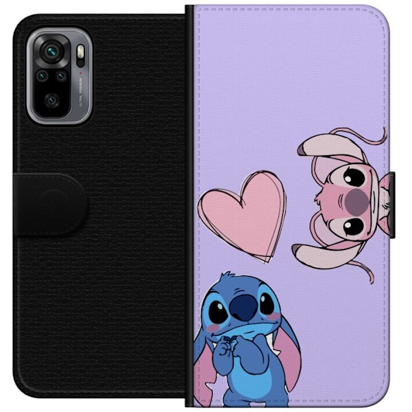 Xiaomi Redmi Note 10S Lompakkokotelo Stitch Mode