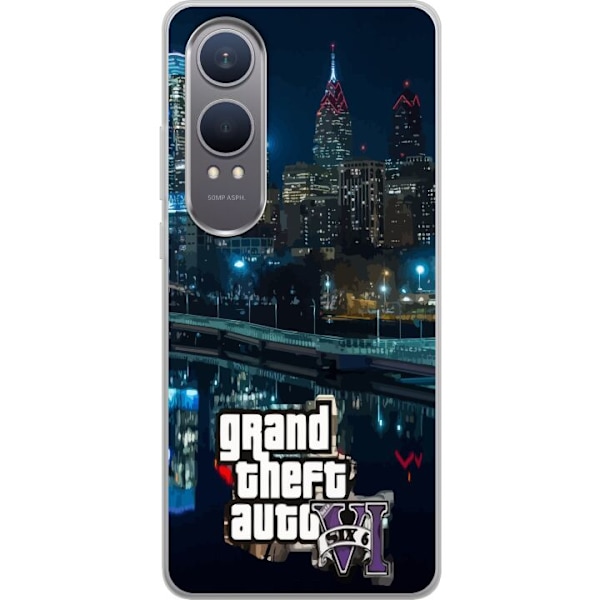 OnePlus Nord CE4 Lite Läpinäkyvä kuori Grand Theft Auto 6