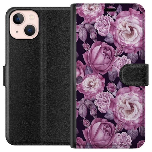 Apple iPhone 13 mini Tegnebogsetui Blomster