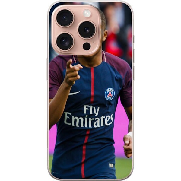 Apple iPhone 16 Pro Läpinäkyvä kuori Kylian Mbappé