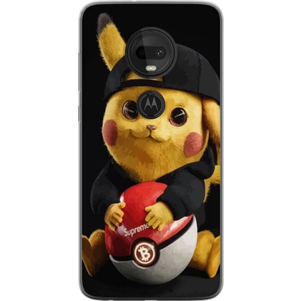 Motorola Moto G7 Gennemsigtig cover Pikachu Supreme
