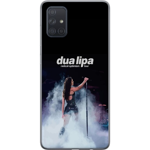 Samsung Galaxy A71 Gennemsigtig cover Dua Lipa – Signature Looks & Vibes