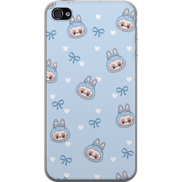 Apple iPhone 4s Läpinäkyvä kuori Labubu Tuli Henki