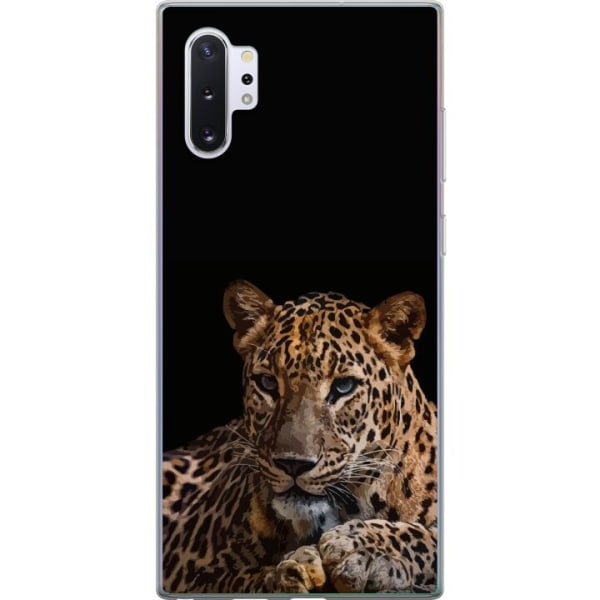 Samsung Galaxy Note10+ Läpinäkyvä kuori Leopard