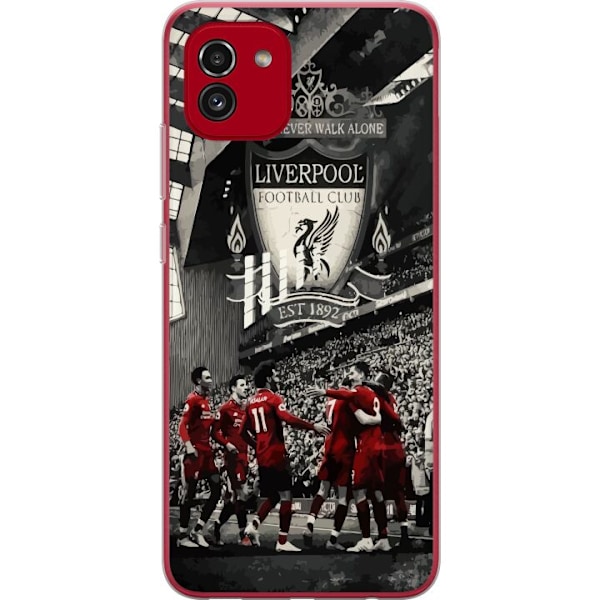 Samsung Galaxy A03 Genomskinligt Skal Liverpool